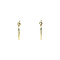 vintage Golden fantasy earrings 14 kt