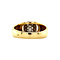 vintage Gouden vintage ring met diamant 18 krt