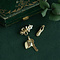 vintage Gold vintage heart with key pendant 14 kt