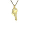 vintage Gold vintage heart with key pendant 14 kt