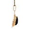 vintage Gouden vintage hanger met granaat 14 krt