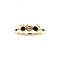 vintage Gold vintage ring with pearl and garnet 14 krt
