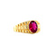 vintage Gold vintage ring with ruby 18 krt
