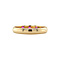 vintage Gouden vintage ring met robijn 14 krt