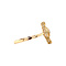 vintage Gold vintage ring with ruby and diamond 18 krt