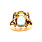 vintage Golden vintage ring with spinel 18 kt