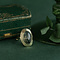 vintage Gold vintage ring with moss agate 14 krt