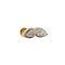 vintage Gold vintage stud earrings with diamond 14 kt