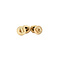 vintage Gold vintage stud earrings with diamond 14 kt