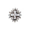 vintage Witgouden vintage prinsessen ring met diamant 18 krt