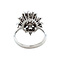 vintage Witgouden vintage prinsessen ring met diamant 18 krt