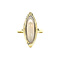 vintage Gouden vintage ring met opaal 14 krt