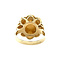 vintage Gouden vintage munt ring 14 krt