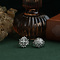 vintage Witgouden vintage entourage ring met diamant 14 krt
