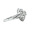vintage Witgouden vintage entourage ring met diamant 14 krt