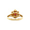 vintage Gouden vintage ring met robijn 14 krt