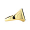 vintage Gold vintage signet ring with onyx 14 kt