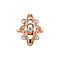 vintage Rose-gold vintage ring with diamond 14 kt