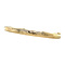 vintage Gouden bangle met gravure 14 krt