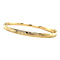 vintage Gold bangle with engraving 14 krt