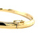 vintage Gold bangle with engraving 14 krt
