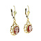 vintage Golden earrings with cameo 14 kt