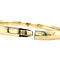 vintage Yellow-gold smooth vintage bangle 14 kt