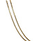 vintage Golden Venetian length necklace 14 kt