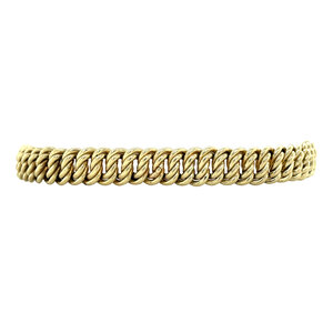 Gouden fantasie armband 14 krt