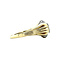 vintage Gouden ring met diamant 14 krt