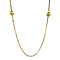 vintage Gold vintage bead Venetian necklace 14 kt