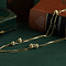 vintage Gold vintage bead Venetian necklace 14 kt