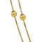 vintage Gold vintage bead Venetian necklace 14 kt