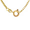 vintage Gold vintage bead Venetian necklace 14 kt