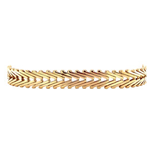 Gouden fantasie armband 14 krt