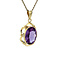 vintage Gold vintage pendant with sapphire 14 kt