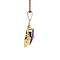 vintage Gold vintage pendant with sapphire 14 kt
