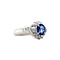 vintage Platinum vintage entourage ring with sapphire and diamond 900