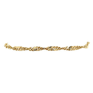 Golden Singapore bracelet 14 carat