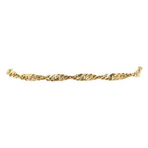 Gouden singapore armband 14 krt