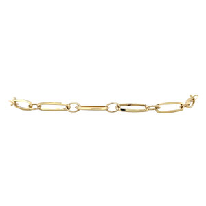 Golden closed forever bracelet 14 carat