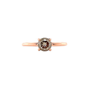 Solitair ring with diamond 9 krt