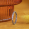 vintage Platinum alliance ring with diamond 950