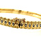 vintage Vintage gold bangle with enamel 14 kt
