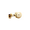 vintage Golden vintage stud earrings with pearl 14 kt