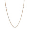 vintage Gold Venetian necklace with pearl 14 kt