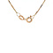 vintage Gold Venetian necklace with pearl 14 kt