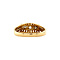 vintage Gold vintage row ring with diamond 18 kt
