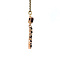 vintage Gouden vintage hanger met granaat 18 krt