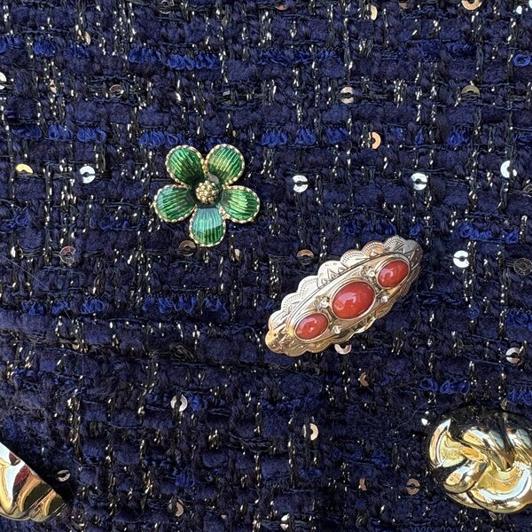 vintage Gouden vintage broche met bloedkoraal 14 krt